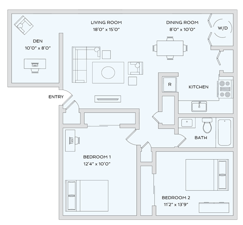 Lake Castleton Apartment Homes | Indianapolis, IN | Floor Plans
